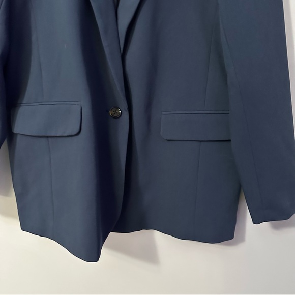 Abercrombie & Fitch Navy Blazer XL NWT Tailored Old Money Chic - Picture 6 of 14